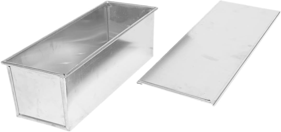 Baking Bread Pan Lid Nonstick Toast Mold Aluminium Alloy Loaf Pan for Easy Cleanup for Homemade Bread and Toast Capacity