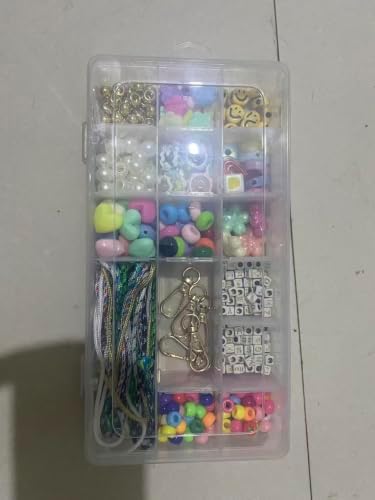 YIngo Firety 421 PCS Adult DIY Beaded Keychain Making Kit, Handmade Custom Accessories Gift image 2