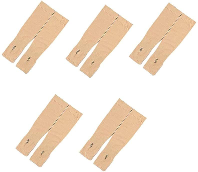 Khargadham Nylon Arm Sleeve For Men & Women (Free, Beige)-image-1