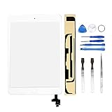 Tools and adhesive included LL TRADER Blanco Pantalla Táctil de Reemplazo Para iPad Mini incluye Chip IC con Herramientas y Adhesivo