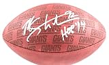 Michael Strahan Autographed Giants Showcase Duke Football HOF Beckett W Hologram - Autographed Footballs