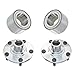 TRQ 2 Piece Front Wheel Bearing & Hub Kit Set Compatible with 2002-2006 Nissan Altima
