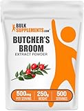 BulkSupplements.com Butcher's Broom Extract Powder - Butchers Broom, Herbal Supplement - Vegan & Gluten Free, 500mg per Serving, 250g (8.8 oz) (Pack of 1)