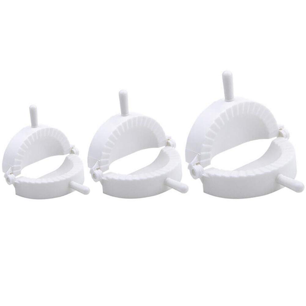 Froiny White 3Pcs Dumpling Maker Gyoza Mould Ravioli Mold Dough Press Wrapper Pie Crimper Pastry Tools For Home Kitchen
