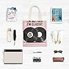 WDdZzyy Vinyl Lovers Retro 50s Tote Canvas Bag for Women With Pockets With Handles Reusable Tote Bags Bulk Hostess Gifts #4