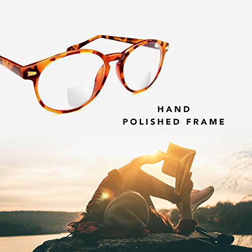 image for Boomer Eyeware Classic Stylish Bifocal Rounders, Reading Glasses for M