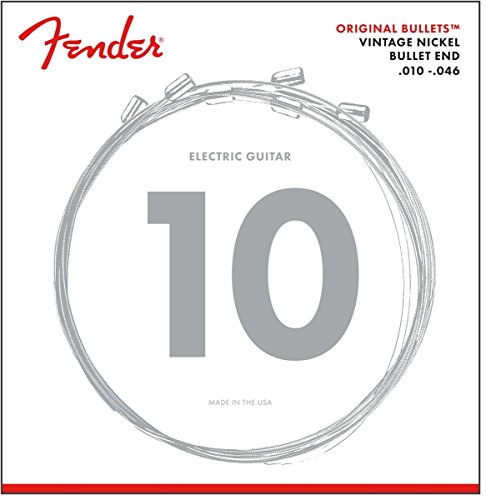 Fender 3150R Pure Nickel Bullet End Electric Guitar Strings - Regular