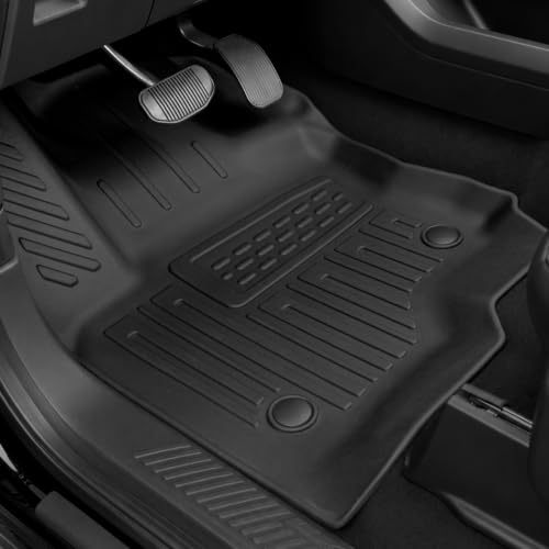 Image of Floor Mats for 2018-2024 Ford Expedition 7-Seat Accessories | Compatible with Lincoln Navigator, Full-Coverage Set with Cargo Liner & Backrest Protector, Odorless & Durable, 3D Laser Fit