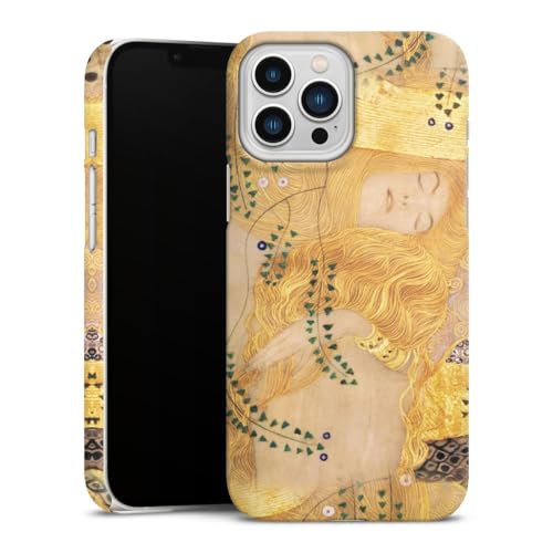 Coque iPhone 13 Pro Max Klimt accessoire style Serpents d'eau chic