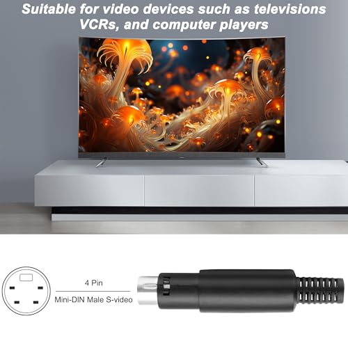Adaptador MEIRIYFA Mini DIN 4 pines macho x4 miniatura 7