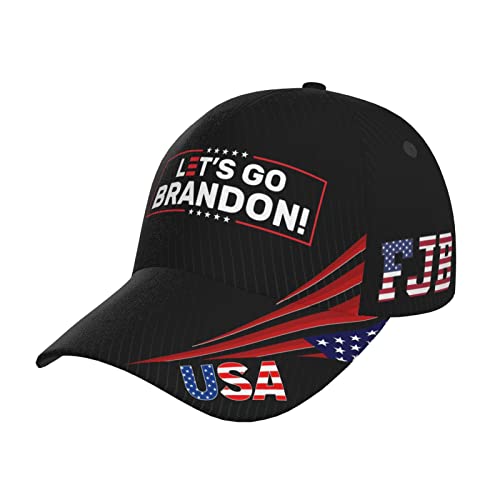 2024 FJB Lets Go Brandon Distressed Baseball Caps for Women 90s Washed Denim Adjustable Cap Hat
