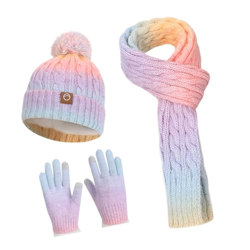 Guantes de invierno para niños pequeños accesorios térmicos Xuancai color de moda