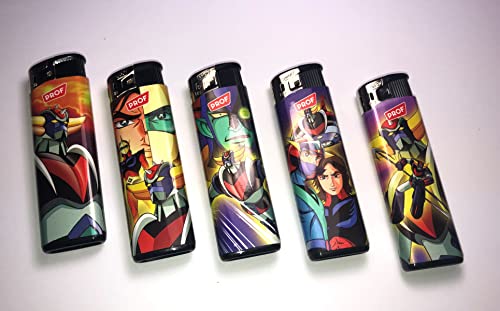 Lot de 5 briquets GOLDORAK, 5 modèles différents Cover