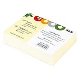 Für mehr System beim Lernen Karteikarten für CROCO DIN A8, gelb 500 Stück liniert, 190 g/m²