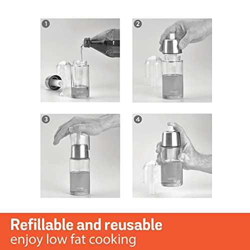 Image of Meyer Plastic Kitchen Hacks Oil Sprayer, 170ml, Silver