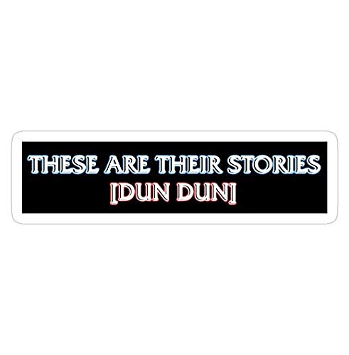 DUN DUN (Version 2), Law Order Decal Sticker - Sticker Graphic - Auto, Wall, Laptop, Cell, Truck Sticker for Windows, Cars, Trucks