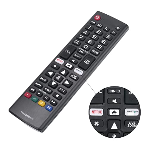 VINABTY AKB75095307 Universal Remote Control Compatible with LG Smart TV LCD LED UHD QLED 4K HDR TV AKB75095308 AKB75095307 AKB74475401 AKB74475433 AKB73975702 AKB75055701 AKB73975711 - Image 2