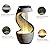 Sunlinua 37" Tall S-Shaped Outdoor Waterfall Fountain – Rainfall Water Fountain for Garden, Patio or Backyard Decor, Floor-Standing Resin Garden Fountains Water Feature with Flat Top for Plant Display