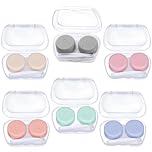 Lumivra 6 Pack Contact Lens Cases – Portable Contact Lens Containers with Secure Lids – Compact Travel Lens Holders – Leak-Proof, Easy to Carry, Assorted Colors for Daily and Travel Use