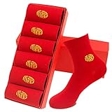 Photo Gallery calzini rossi del capodanno cinese for gli uomini, uomo in cotone del nuovo anno, 2022 buona fortuna del capodanno cinese, 6 pcs. (color : style 1, size : 39-44) Photo Gallery calzini rossi del capodanno cinese for gli uomini, uomo in cotone del nuovo anno, 2022 buona fortuna del capodanno cinese, 6 pcs. (color : style 1, size : 39-44)