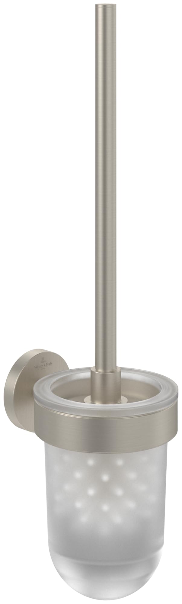 Villeroy & Boch Elements Tender Toilet Brush Set Matt Brushed Nickel from B&Q