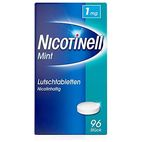 Nicotinell Lutschtabletten 1 mg Mint, 96 St. - Diskrete Unterstützung bei der Raucherentwöhnung Cover