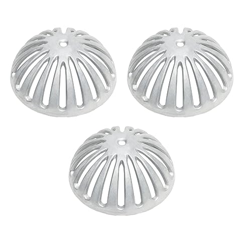 Leyso Heavy Duty Aluminum Dome Floor Drain Cover and Drain