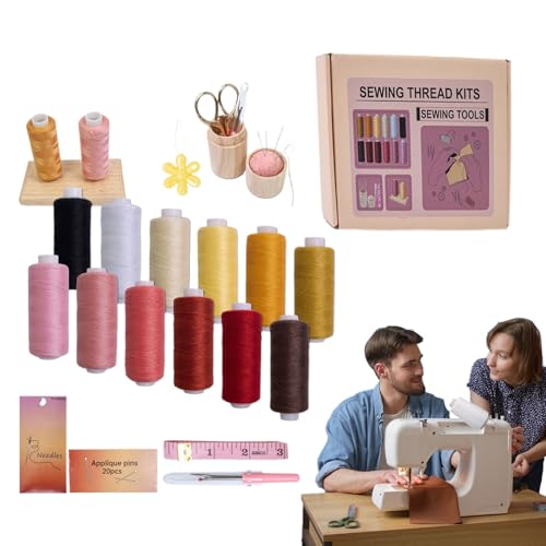 Fils pour broderie et kit de couture nomade pour les voyages et les activités scolaires