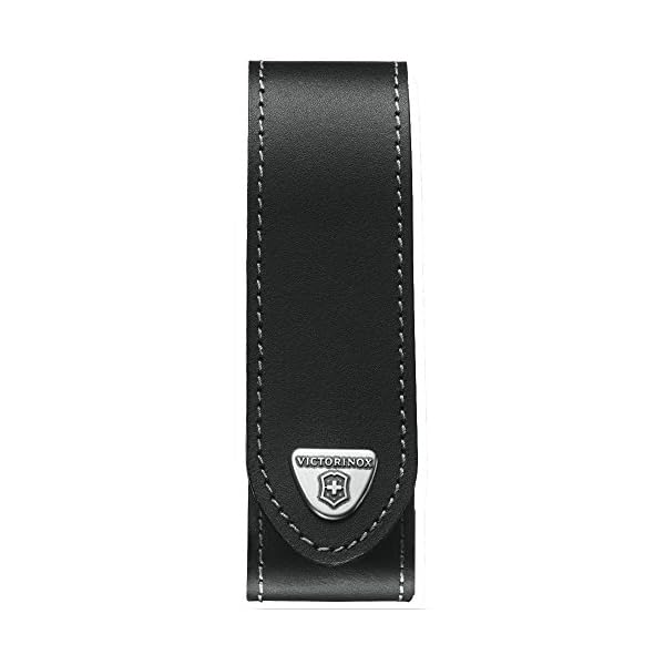 Victorinox Taschenmesser Ranger Grip 79 (12 Funktionen, Einhand-Feststellklinge) rot/schwarz & V4.0506.L Mantel, schwarz… – Bild 6