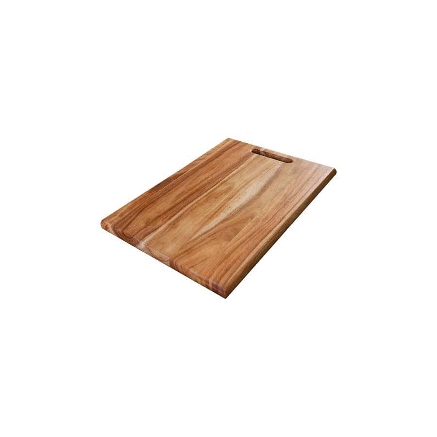 YSTKC-Acacia-Wood-Cutting-Board-with-Hand-Grip-15-x-97-Inch-Wooden-Reversible-Chopping-Board-with-Handle-for-Kitchen-Meal-Prep-Serving-Chopping-Carving-Meat-Fruits-Vegetables-Charcuterie YSTKC Acacia Wood Cutting Board with Hand Grip 15" x 9.7" Inch, Wooden Reversible Chopping Board with Handle for Kitchen Meal Prep Serving, Chopping, Carving Meat, Fruits, Vegetables, Charcuterie
