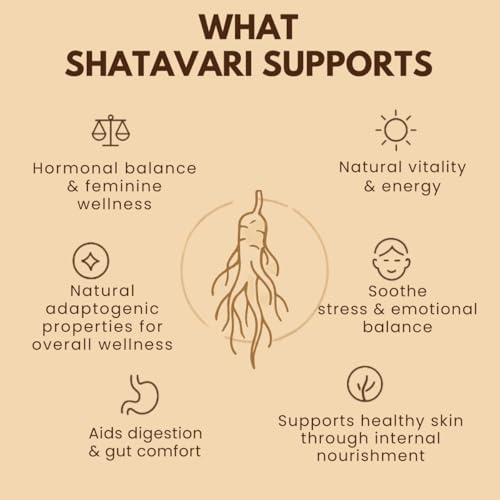 Image of Earthen Story Certified Organic Shatavari Root Powder (200g) | Lab Tested for 190+ Pesticides | Pure Asparagus Racemosus for Hormonal Balance & Vitality | Vegan, Non-GMO