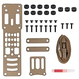 戦術的な沈没ホルスター脚ぶら下げ延長プレート調節可能な金属モジュラーホルスターアダプターレッグドロップオーガナイザー