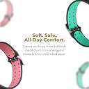 imoo Watch Band Z1 Green - Original Replacement Strap Compatible with imoo Watch Phone Z1 - Soft Silicone Material - Waterproof and Adjustable gallery image