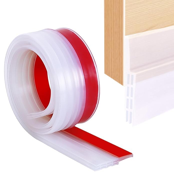 Door Bottom Sealing Strip Self-Adhesive Under Door Gap Filler Rubber Ac Door Blocker Door Dust Stopper for Home Door Gap Sealing Strip Cockroach Insect Draft Stopper-image-23