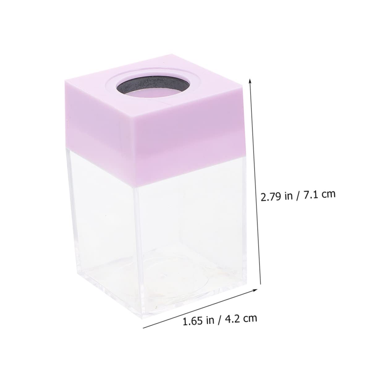 NUOBESTY 9stücke Transparenter Magnetischer Büroklammerhalter Teiliges Praktischer Spender Für Büroklammern Stilvoller Organizer Für Schreibtisch Und Büro Leicht Und Langlebig Für