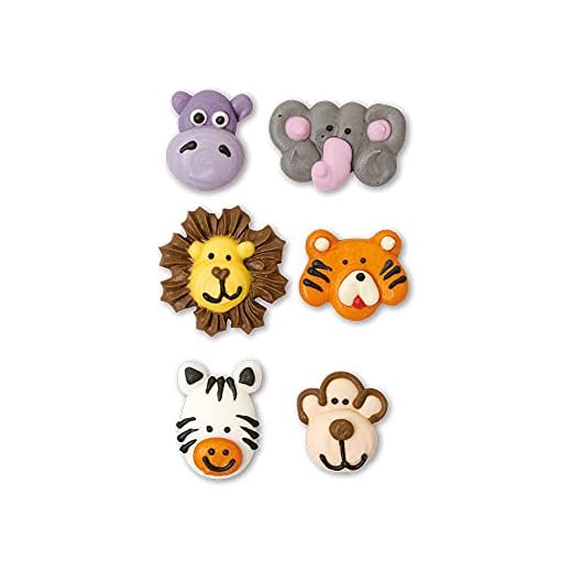 Decora Paquete 6 Animales De La Selva De Azúcar 45 g