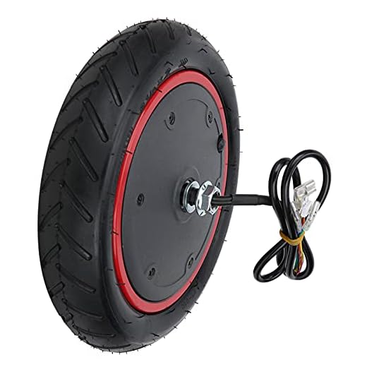 RiToEasysports 350W 36V Electric Scooter Hub Motor with Inflatable Tire Compatible with M365/M365 PRO/ M365 PRO2 Electric Scooter