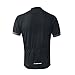 ARSUXEO Men's Cycling Jerseys Short Sleeves MTB Bike Shirt 635 Black Size Large