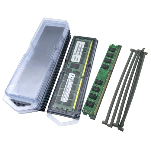 Fundas rígidas de memoria DIMM con protección antiestática para módulos RAM de PC