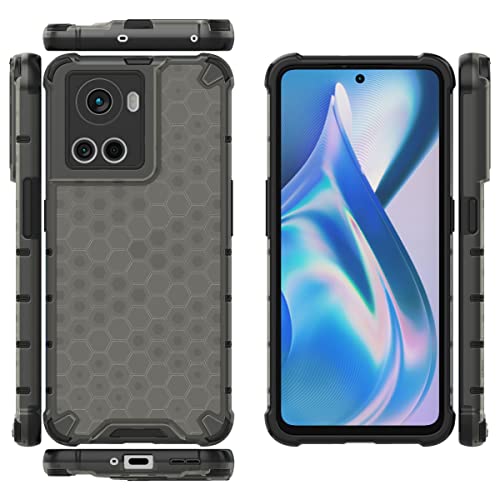 Image of Glasgow | for OnePlus 10R 5G Stylish Look Pattern Back Case Cover for OnePlus 10R 5G - Black