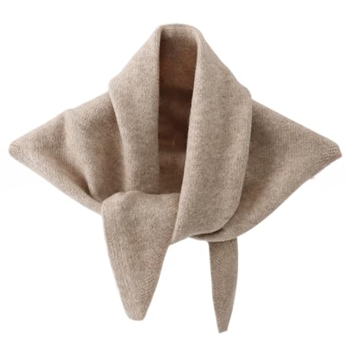 Knitted Triangle Scarf for Women Y2k Head Scarf Downtown Girl Aesthetic Accessories Streetwear Triangle Shawl