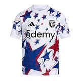 adidas Boys Mls Ps Y, White Melange/San Jose Earthquakes, X-Small