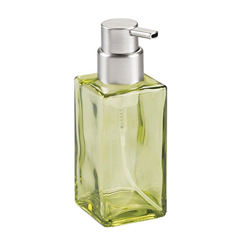 iDesign Casilla Glass Refillable Foaming Soap Dispenser - 2.94