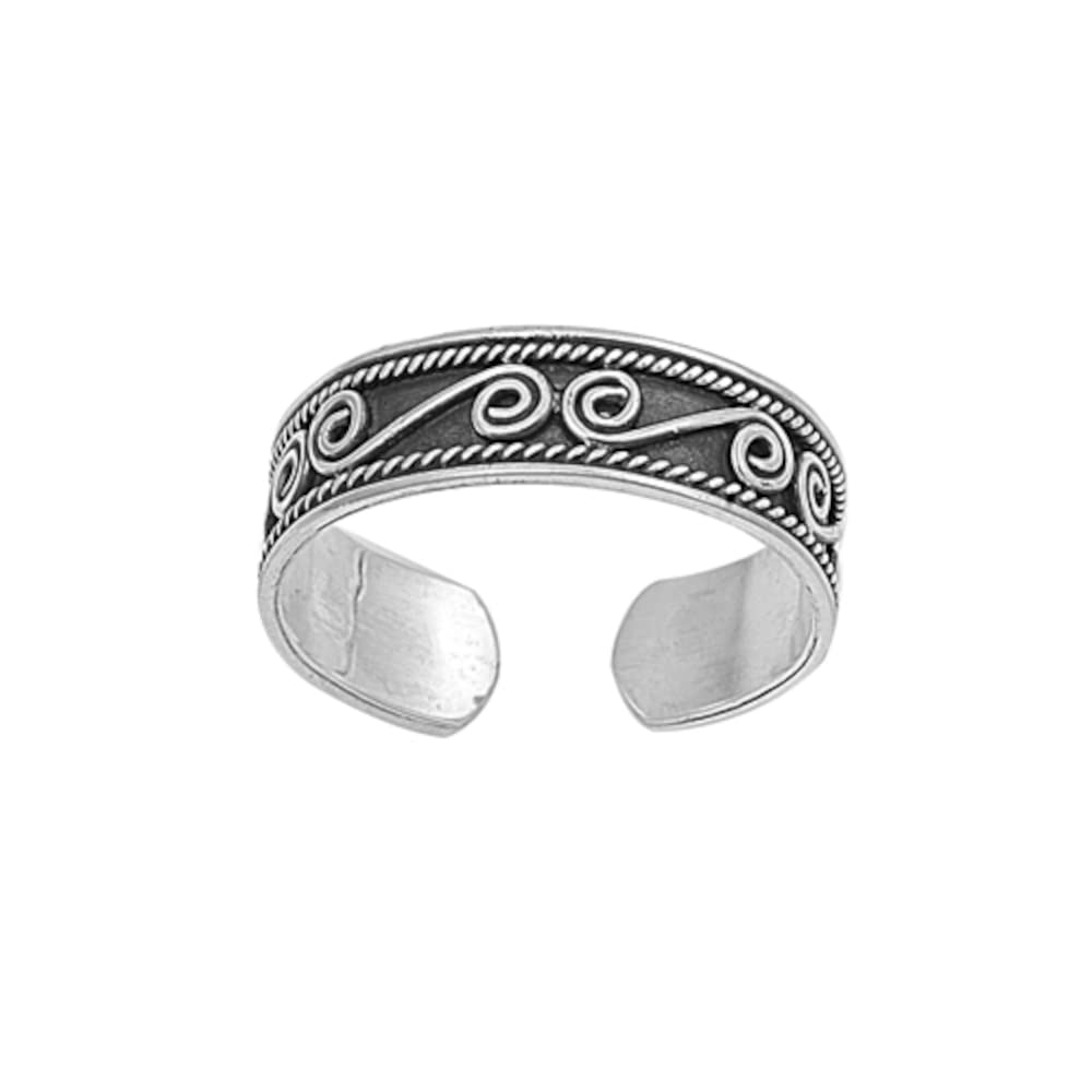Bagues D'Orteil En Argent Sterling 925 Ajustables | Modèles Fleur, Serpent, Opale Pour Femme