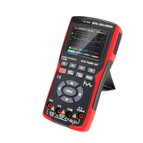 ZT703S �f�W�^���}���`���[�^�[ 50MHz �ш敝 280MS ���[�g PC �g�`�f�[�^�ۑ�(With 2 Test probes)