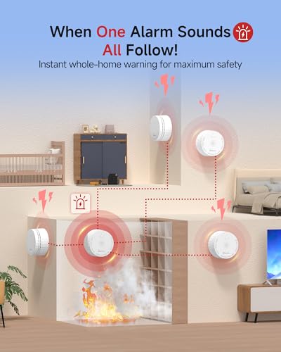 Smart Smoke Alarm WiFi Connected