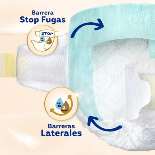 Miniatura 6 de Dodot Pañales Bebé Sensitive, Talla 1 (2-5kg), 224 Pañales + 1 Pack de 40 Toallitas Regalo de Aqua Plastic Free, Nº1 en Protección de la Piel deDodot, Pack Mensual