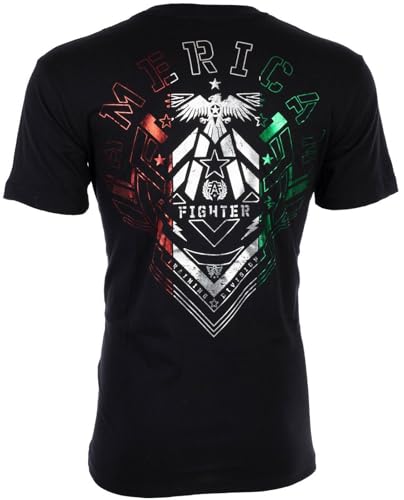 American Fighter Men's T-Shirt Kendelton Crew Neck Black S-5XL3