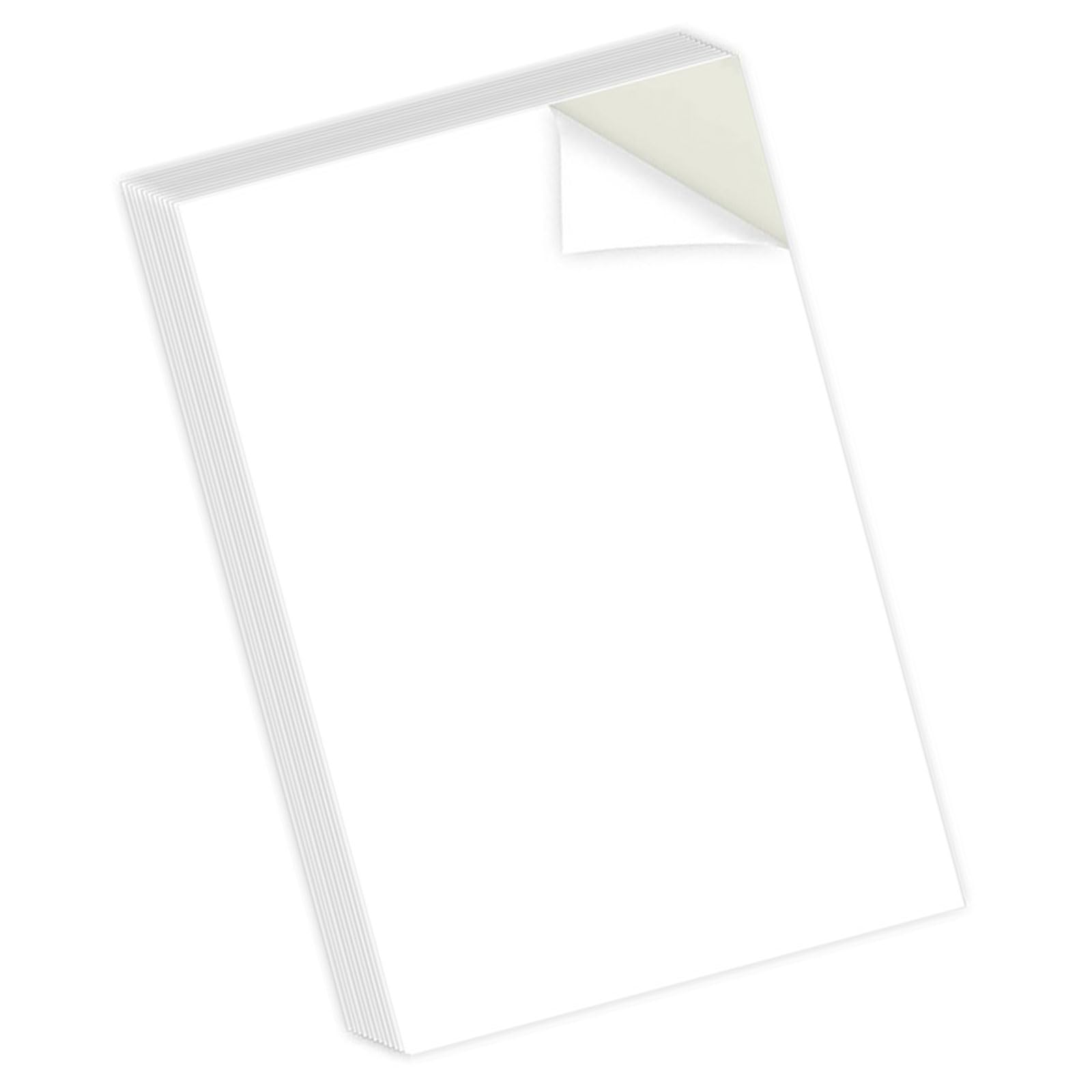 Maxtonser 100pcs/Pack Removable White Labels Tear-ResistFor Efficient Labeling In Logistics And Packaging 4x6Inch Size 100pcs/Pack