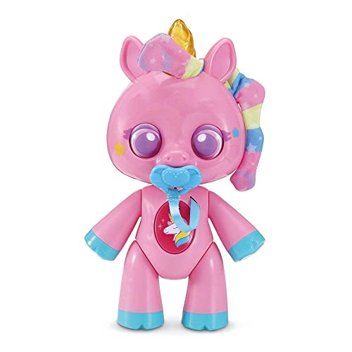 VTech - Lovelies - Emmy, Ma Poupée Licorne Magique - Jouet Licorne Rose avec Son Sac - 3/8 Ans - Version FR 518155 Multicolore